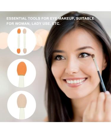 MUSISALY 100pcs Double Ended Eyeshadow Brush Eyeshadow Brush Sponge Double-sides Eye Brush Green Emulsion - Buy Online on GoSupps.com