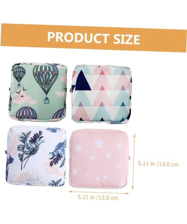 Gleavi 4-Piece Storage Bag Set | Stylish Menstrual & Breastfeeding Bag | Washable Cotton Travel Organizer for Women - Buy Online on GoSupps.com