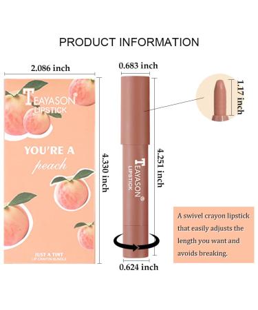 3 Colors Rotating Crayon Lipstick Set - Long Lasting Matte Waterproof Lipstick Set for Women (Set-A) - Buy Online on GoSupps.com