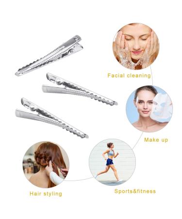 Buy 100 Pieces Silver Crocodile Hair Clips - Alligator Metal Hair Clips for Women & Girls | Perfect for Hairdressing & DIY Projects - Buy Online on GoSupps.com