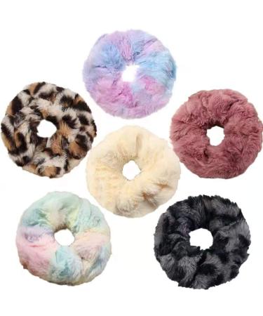 6 Pcs Leopard Towel Scrunchies for hair Drying with Tie dye and Solid Soft Microfiber Hair Scrunchies Thick Fuzzy Scrunchies for hair Frizz Free Hair Bobbles Ropes Traceless Ponytail Holder Cow Hair Ties Accessories for ... - Buy Online on GoSupps.com
