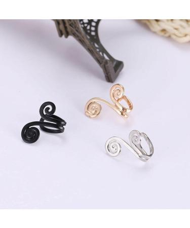 Buy CZQIKEDA Acupressure Slimming Earrings - Weight Loss Earplugs for Men & Women | Lymph-Detox Non-Penetrating Silver Ear Clips - Buy Online on GoSupps.com