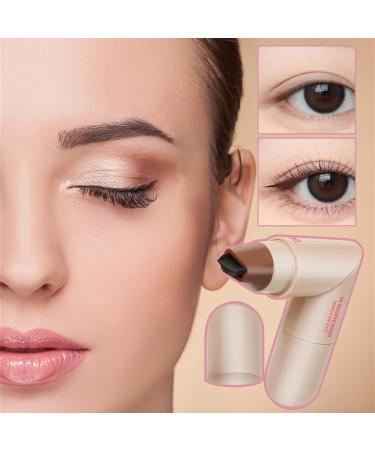 Eyeliner Stamp 2ml DoubleTip Smudgeproof eyeliner stamp Compact Make Up Supplies for Travel Business Trip Outdoor Home Daughter Brown - Buy Online on GoSupps.com