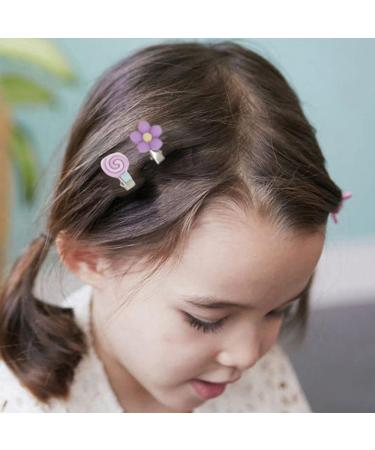 NASAMA Handmade Hair Clips for Girls - Mixed Cartoon Fruit Animal Flower Design - 30-70 Pieces Hair Barrettes for Kids, Teens, Women - Buy Online on GoSupps.com