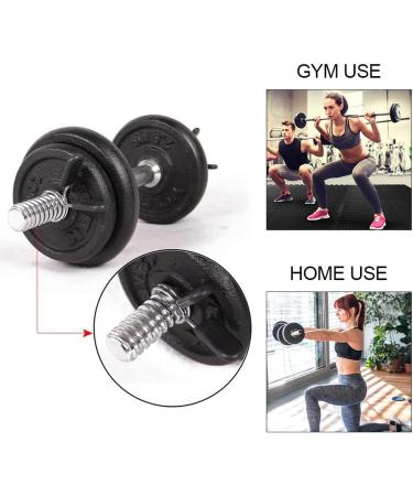 Buy Butyeak FederClip Dumbbell Clamps - 30mm Spring Closure for Strength Training & Weightlifting - 4pcs Sports Spring Locks - Buy Online on GoSupps.com