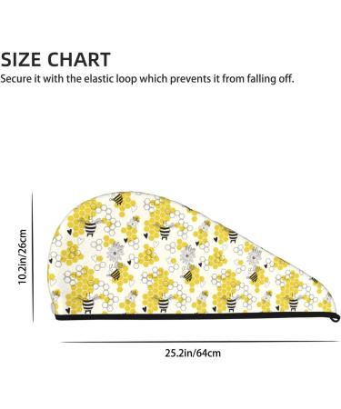 Heart Shaped Honeycomb Microfiber Hair Towel - Soft Super Absorbent Coral Velvet Wrap for Long Curly & Thick Hair - Buy Online on GoSupps.com