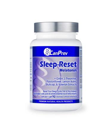 CanPrev - Sleep-Reset Melatonin 90 v-caps - Helps to Temporarily Promote Relaxation - Helps to Re-Set the Body's Sleep-Wake Cycle - Helps to Prevent and Reduce the Effects of Jet Lag