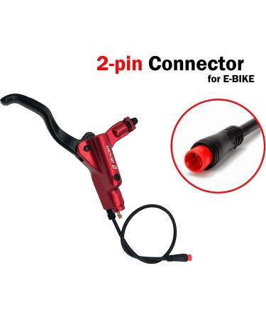 CooMeng Zoom H876E Electric Power-Off Hydraulic Brake Set with 180mm Rotors | Pre-Bled Disc Brake for eBike/E-Scooter | Black - Buy Online on GoSupps.com