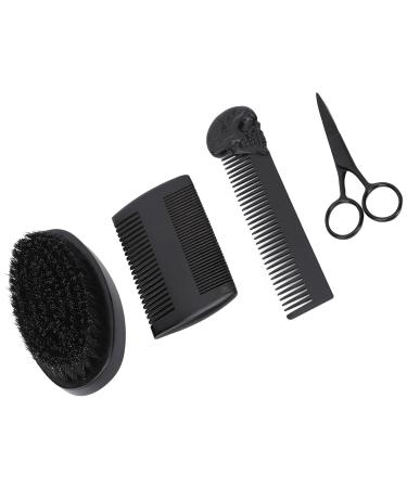 Premium Beard Brush Set with Styling Comb & Scissors - Ergonomic Handle for All Beard Types | International Shipping - Buy Online on GoSupps.com