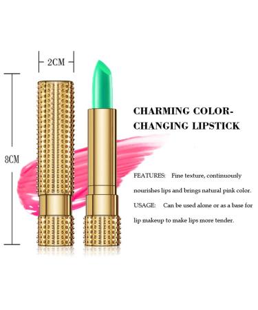 Magic Temperature Changing Lipstick Set - Long Lasting, Moisturizing, Waterproof Lip Gloss - 3 Pack - Buy Online on GoSupps.com