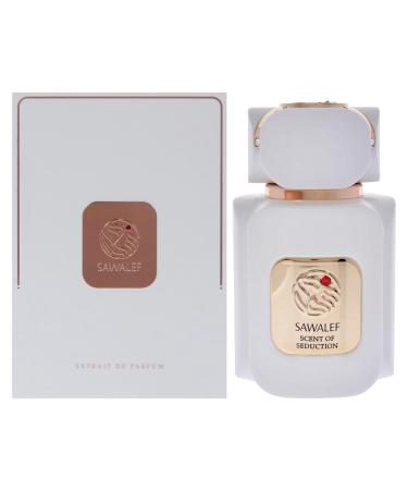 Sawalef Scent of Seduction by Swiss Arabian - Unique Universal Extrait De Parfum Designed for All Tastes - Raspberry Patchouli Leather Musk Notes - Intense Long-Lasting Scent - 2.7 oz