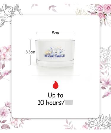 50th Birthday Gifts for Women: Scented Candle Set for Anxiety Relief | 6 Votive Candles for Relaxation (Elegant Gifts) - Buy Online on GoSupps.com