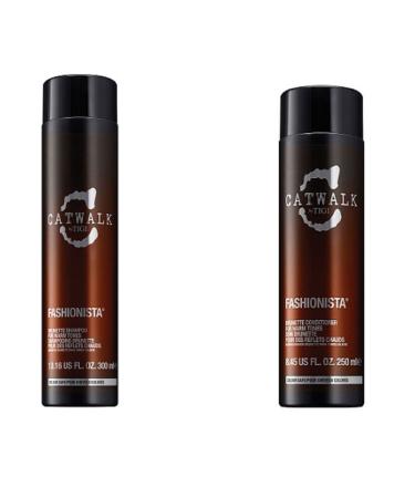 Tigi Catwalk Fashionista Brunette/Warm Tones Shampoo 10.16 Oz & Conditioner 8.45 Oz- Just Released 2014