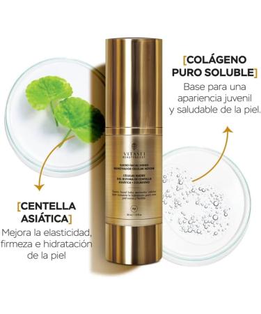 VITASEI S rum de nuit hydratant l'acide hyaluronique | Concombre raisin et extrait de caf pour les cernes | Gonflement et poches | S rum d'hydratation sous les yeux pour femmes et hommes | 20 g Contour des yeux PM - Buy Online on GoSupps.com