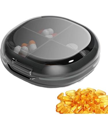 Streysisl Pills Organizer for Travel - Waterproof Medication Case Portable Pill Box & Fish Oil Holder - Buy Online on GoSupps.com