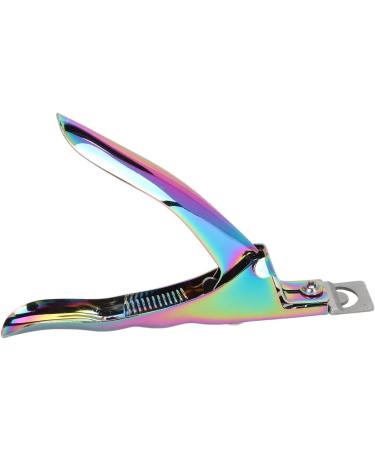 Nail Tip Clipper Portable Nail Tip Cutter U Shape Wide Application for Salon (Blue) - Buy Online on GoSupps.com