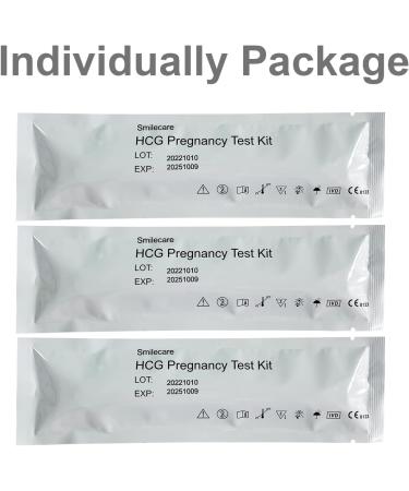 Smilecare 3 X Pregnancy Test Kit - Individually Sealed for Early Home Pregnancy Detection - Ships Internationally - Buy Online on GoSupps.com