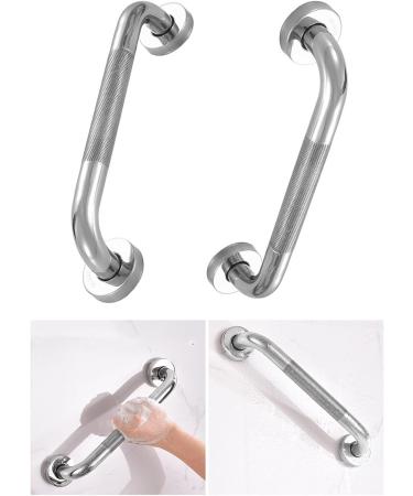 Professional Home Cares Bathroom Support Stainless Steel Handle Secure Mounting Handle for Elderly & Mobilities Impaired - Buy Online on GoSupps.com
