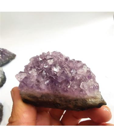 Crystal Natural Big Raw Amethyst Quartz Purple Crystal Cluster Stones Specimen Home Decoration Crafts Amethyst Cluster Ornament Suitable for Home Office Decoration FZUGEDRLI (Size : 200-240g) - Buy Online on GoSupps.com