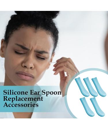 Ear Wax Removal Replacement Silicone Tips Ear Cleaning Tools Ear Care Tools with Storage Box Reusable Ear Spoon Tips for Wet or Dry Earwax Cleaning - Buy Online on GoSupps.com