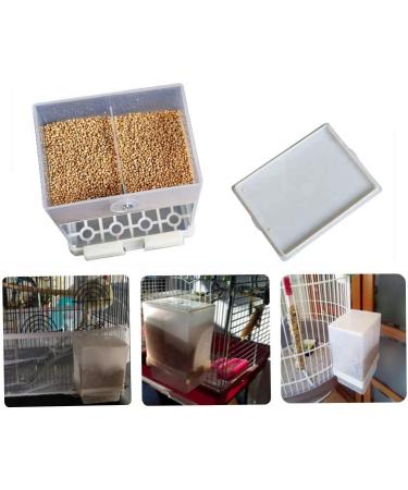 Automatic No-Mess Bird Feeder for Small and Medium Parrots - Seed Feeder Cage Accessory - Buy Online on GoSupps.com