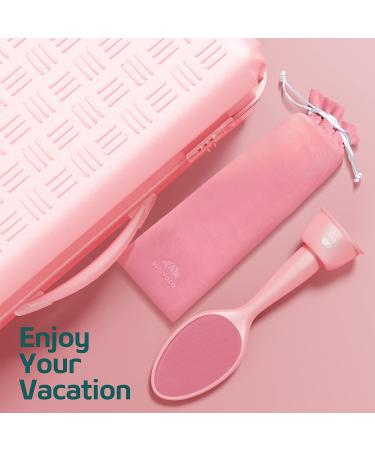 Sunivaca Glass Callus Remover Foot File - 2-Sided Pedicure Tool for Soft Feet - Pink - Buy Online on GoSupps.com