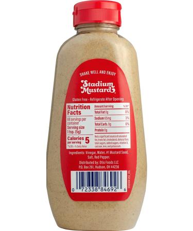 Stadium Mustard 12 oz - Pack of 2 | Premium Condiment for Game Day Favorites - Buy Online on GoSupps.com