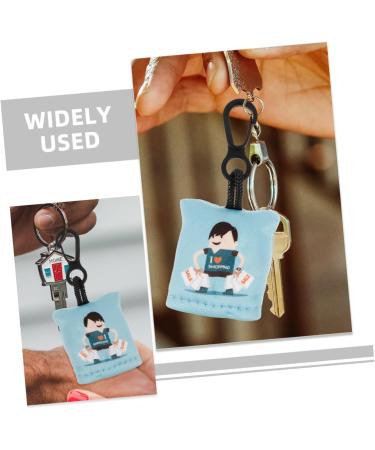 4pcs Keychain Glasses Cleaner - Portable Lens Wipes & Screen Cleaning Cloths for Glasses & Phones - Buy Online on GoSupps.com