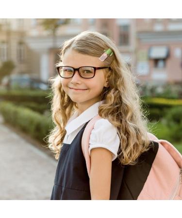 40 Cute Mhwan Hair Clips for Girls - Non-Damaging Flower Fruit and Rainbow Accessories - Baby Pink Collection - Buy Online on GoSupps.com