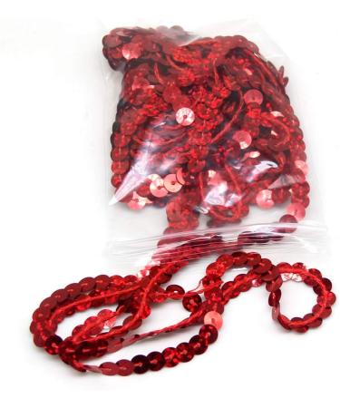 6mm Wide Laser Sequins Strip Trim - 140 Yards, 14 Colors - Perfect for Crafts, Fringe, Sewing - Eco-Friendly Handmade Sequin String - Buy Online on GoSupps.com