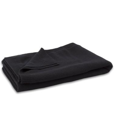 Jet&Bo 100% Pure Cashmere Travel Set - Blanket, Eye Mask, Socks, Carry/Pillow Case - Black - Buy Online on GoSupps.com