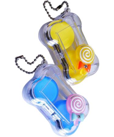 Solustrie Contact Lens Case - Travel-Friendly 6-Sentence Lens Holder & Storage for Outdoor Use | Invisible Plastic Frame - Buy Online on GoSupps.com