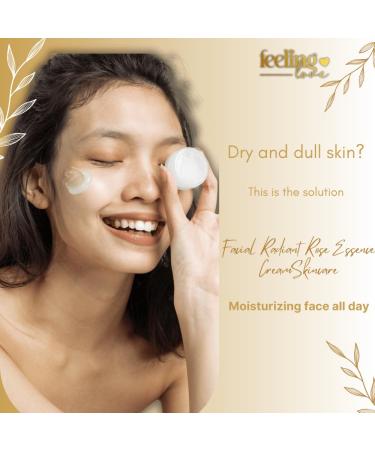 Luxurious Essence Cream with Organic Aloe Vera & Rose Water for Radiant Skin - 30ml - Buy Online on GoSupps.com