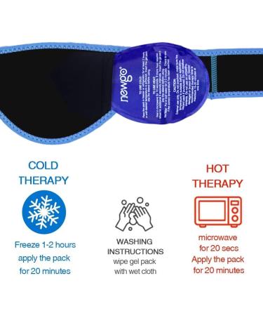 NEWGO Wisdom Tooth Cooling Compress - 4 Gray Cooling Pads for Tooth Surgery Relief - Buy Online on GoSupps.com