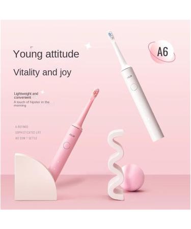 BAIR A6 Smart Electric Toothbrush - Rechargeable Sonic Vibration for Adults | Daylight White & Peach Options | International Shipping Available - Buy Online on GoSupps.com