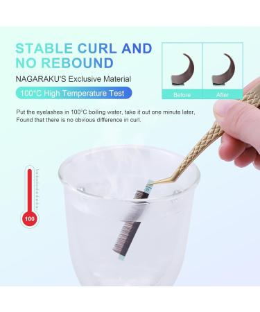 Nagaraku 20 Rows Mixed Size Individual Classic Eyelash Extensions - Dark Brown 0.15 D Curl (7-15mm) | Perfect Volume Eyelashes for Stunning Looks - Buy Online on GoSupps.com