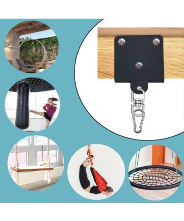 KSWLOR Heavy Punching Boxing Bag Hanger - 360 Rotation Wall/Ceiling Mount Bracket for Muay Thai Training & Aerial Yoga Swing - Buy Online on GoSupps.com