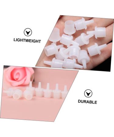 100pcs Glue Replacement Bottle Stoppers | Precision Plug White for Crafts & DIY | International Shipping Available - Buy Online on GoSupps.com
