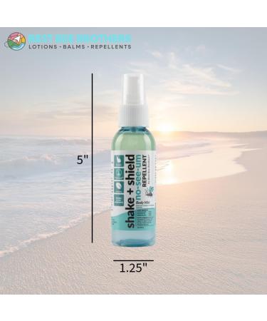 Best Bee Brothers Shake + Shield No-See-Ums Gnat Spray Non-Greasy Bug Spray Body Mist Made with Plant-Based Ingredients 2 Oz. (4 Pack) - Buy Online on GoSupps.com
