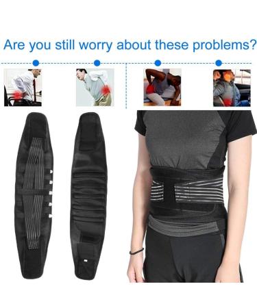 Back Support Lumbar Belt | Relief for Low Back Pain & Injury Prevention | Adjustable & Breathable Mesh Panels (L - Buy Online on GoSupps.com