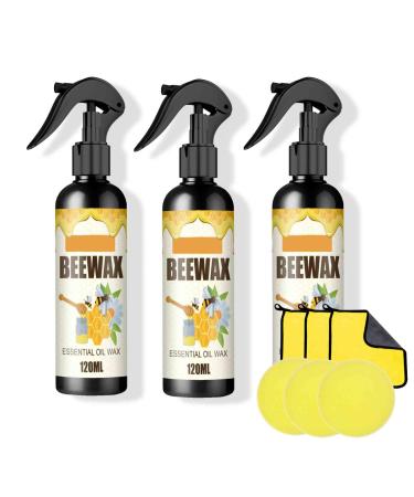 Natural Micro - Molecularized Beeswax Spray 120ML Furniture Beeswax Spray Beeswax Spray Cleaner Bees Wax Furniture Polish and Cleaner Original Beeswax Furniture Polish 3pcs