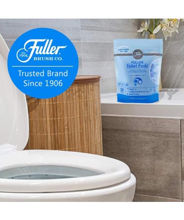Fuller Brush Toilet Bowl Cleaner Pods - Water Soluble Tablets for Clean, Descaled, and Refreshed Toilets - Removes Odors, Soils, and Stains - Light Fresh Scent - Ideal for Homes & Businesses - Buy Online on GoSupps.com
