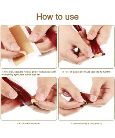 Frsoinor Strong Wig Tape Waterproof Sweat-Proof Traceless Biological Wig Double-Sided Tape for Lace Replacement Hair Extensions - Buy Online on GoSupps.com