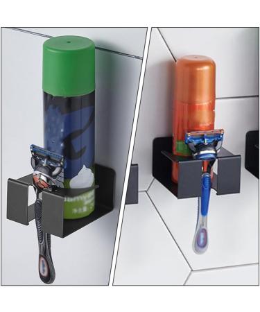 HOMSFOU Shaver Storage Rack | Bathroom Razor Stand & Shaving Accessories | Organize Razors & Shaving Foam - Buy Online on GoSupps.com