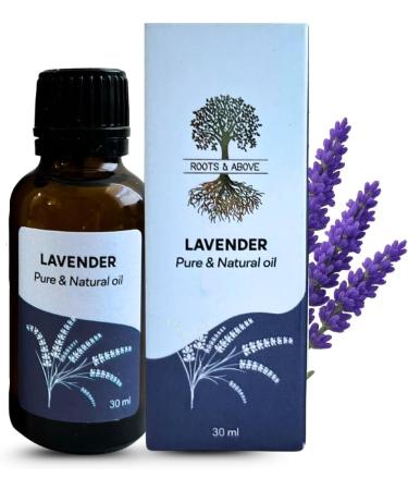 Roots & Above Pure Essential Oil -Cold Pressed (1.01 Oz, Geranium Essential Oil)