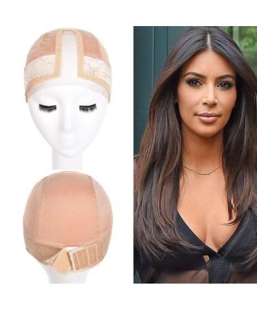 Adjustable Pointed Wig Handle Cap with Silk Wig Cap - Seamless Dark Brown Hairline for All Wig Types - Buy Online on GoSupps.com