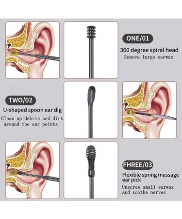 7pcs Portable Ear Picking Tool Set with Storage Case for Ear Wax Removal - Buy Online on GoSupps.com