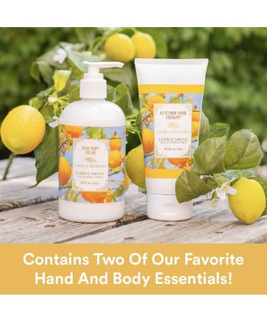 Camille Beckman Hand and Body Duet Set Silky Body and Glycerine Hand Cream Citrus Grove - Buy Online on GoSupps.com