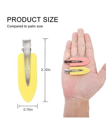 12-Piece No Bend Hair Clips for Styling, Makeup & Accessories - Ideal for Women and Girls - Buy Online on GoSupps.com