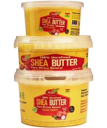 Ghana Unrefined Raw African Natural Shea Butter (Shifaa) Golden Smooth Grade A Raw - 500g. Good for Skin Hair Lips Moisturising Scars and Rashes Eczema. - Buy Online on GoSupps.com